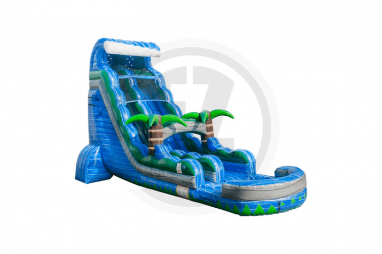 22ft Blue Lagoon Water Slide