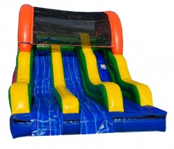 double20trouble20inflatable20slide20rental20tulsa20oklahoma 3 Double Trouble Dual Lane Dry Slide